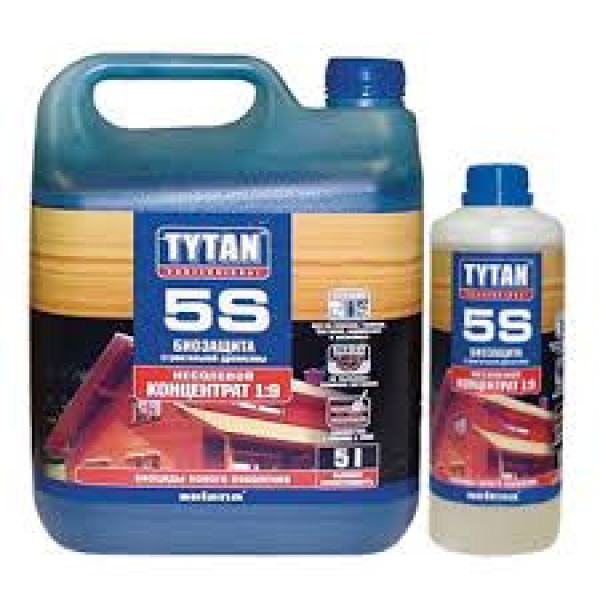 Tytan 5S Біозахист для дерева (антисептик) Титан 5С, 5л